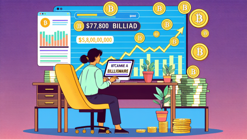 Early Bitcoin Investor Transforms $7,800 Investment into $1 Billion Wealth